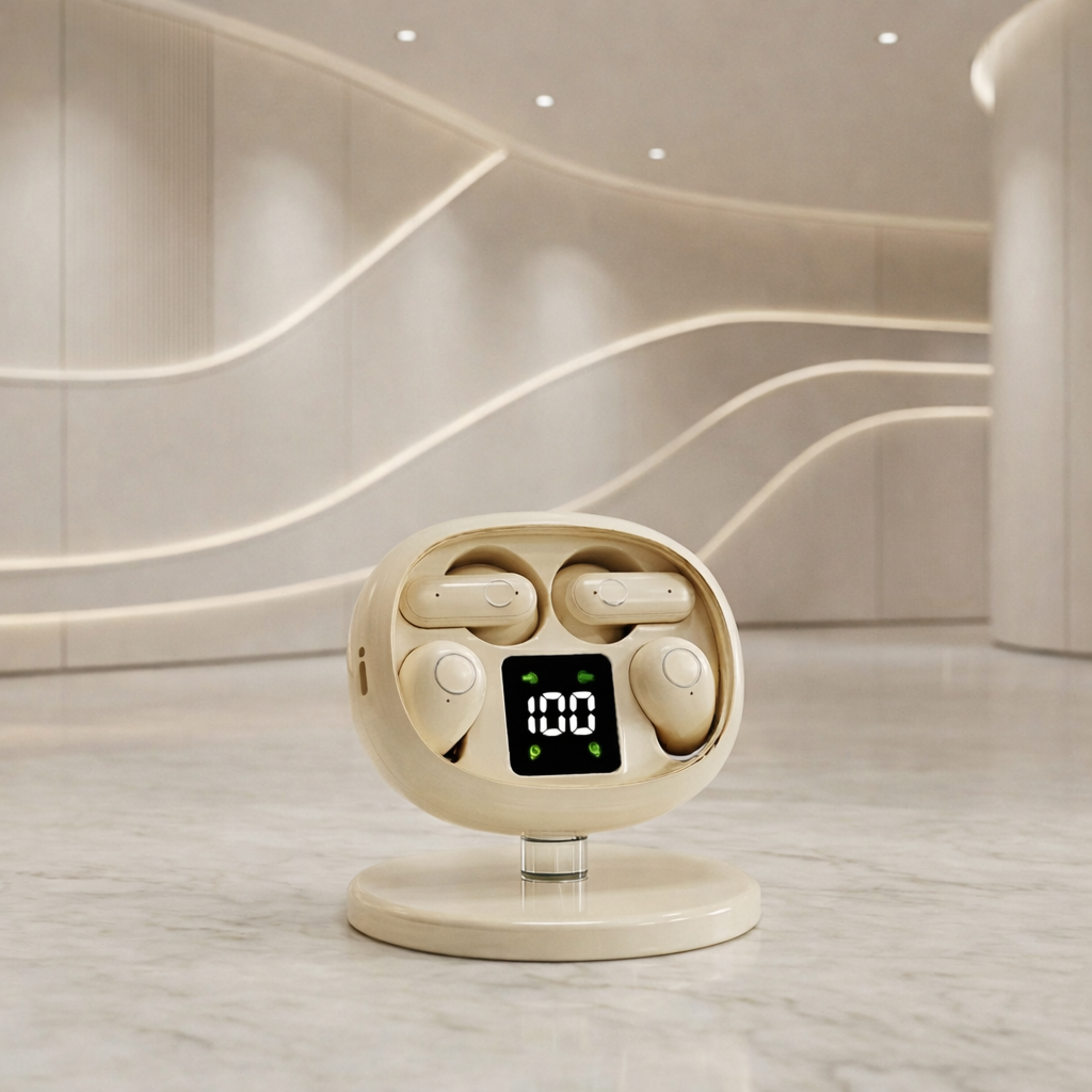 Dijital Göstergeli Kablosuz Kulaklık